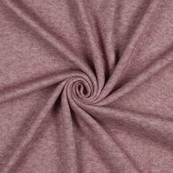Snug Viscose Blend Sweater Knit in Mauve Melange