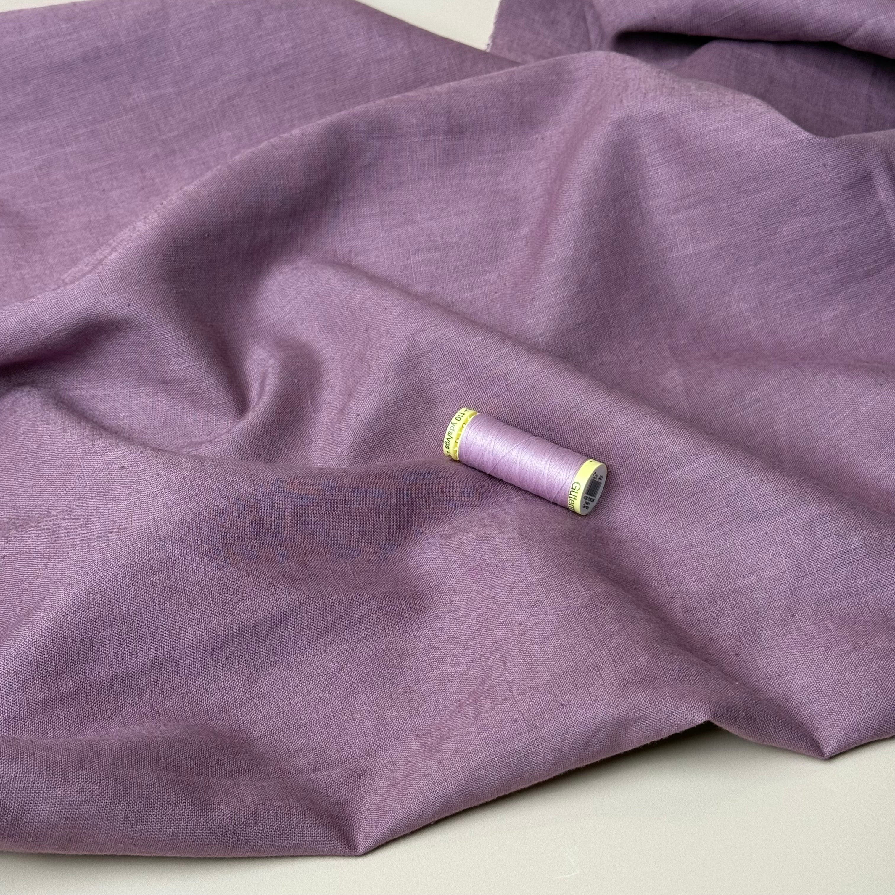 Breeze LIGHT Mauve - Enzyme Washed Linen Fabric