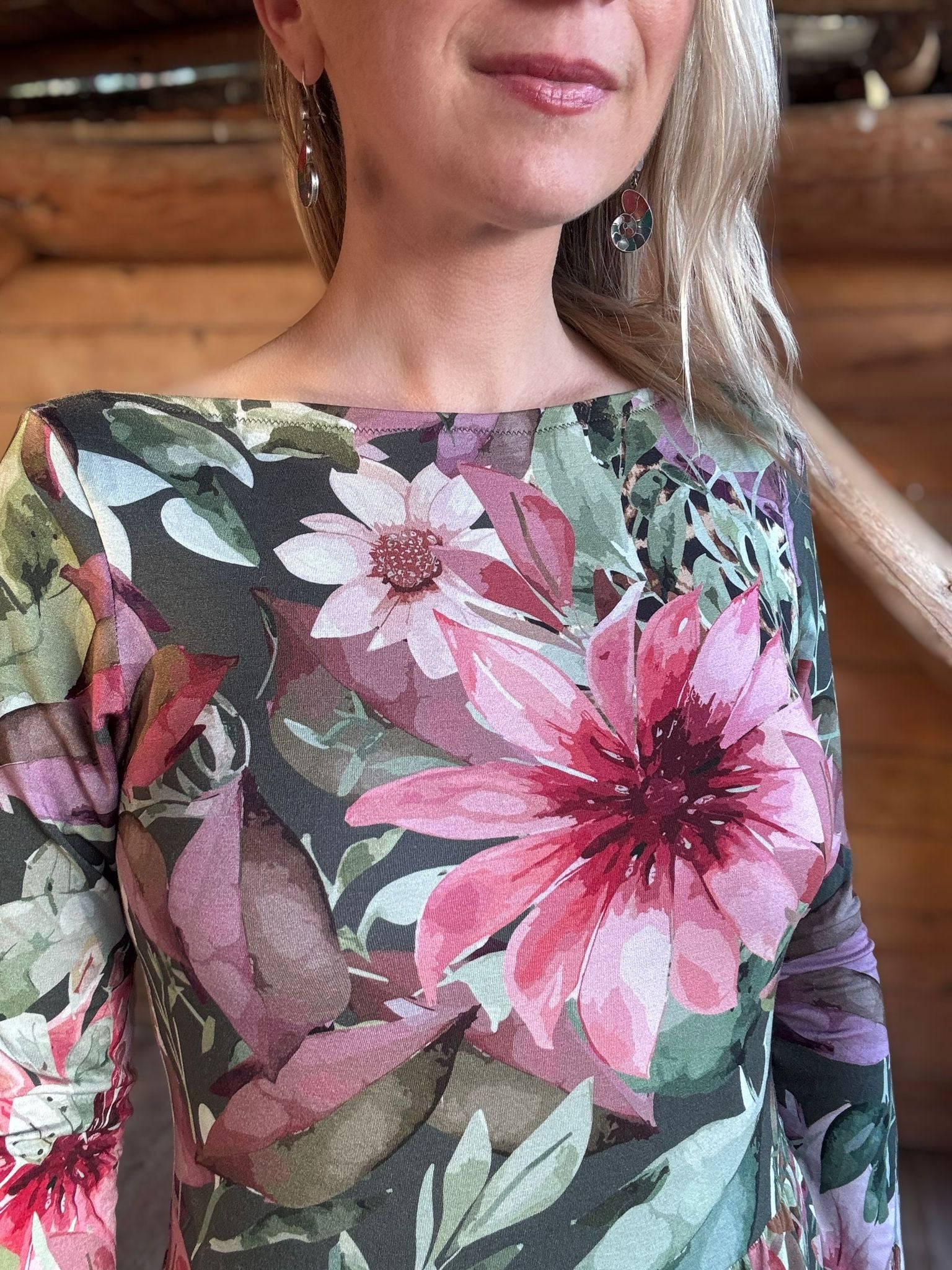 Danish Design - Cheetah in the Garden ECOVERVO™ Viscose Jersey