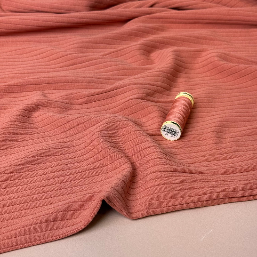 Canyon Clay Cotton Ribbed Jersey