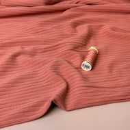 REMNANT 1.2 Metres (with 33cm test hole) - Canyon Clay Cotton Ribbed Jersey