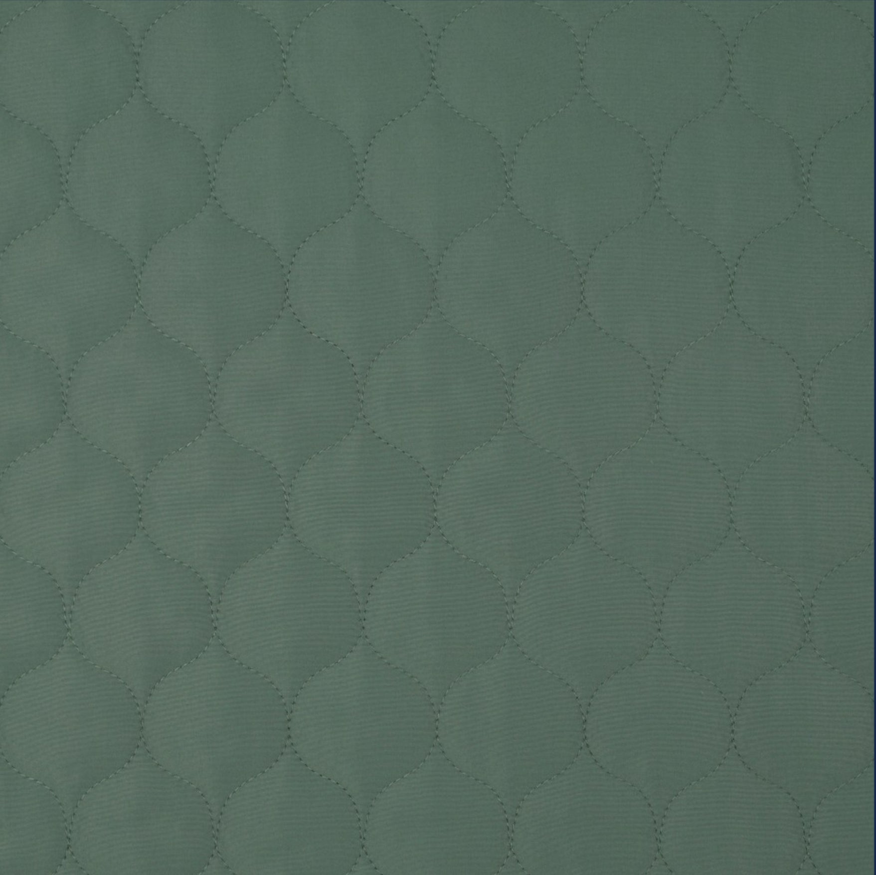 Cosy Quilted Coating Fabric in Green