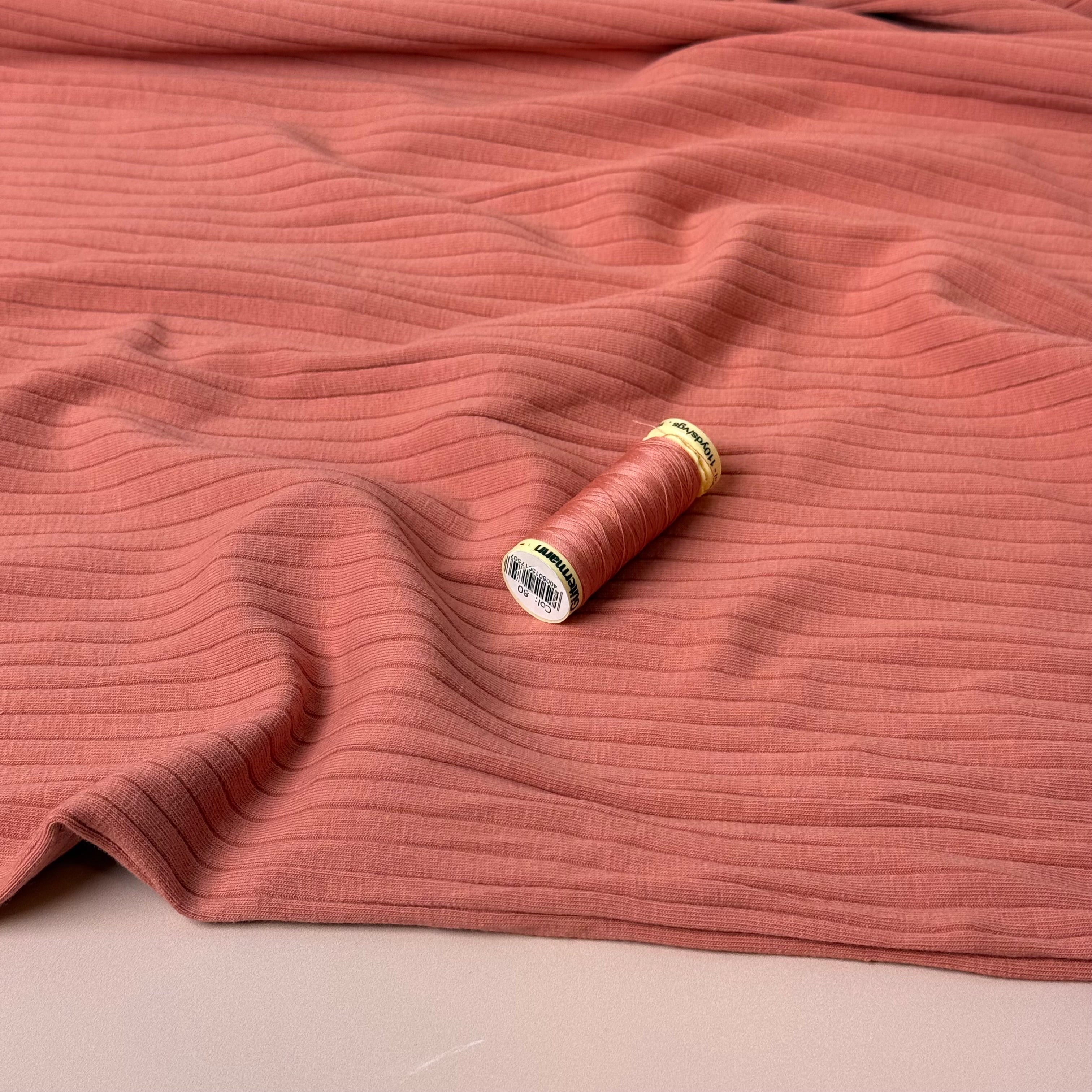 Canyon Clay Cotton Ribbed Jersey