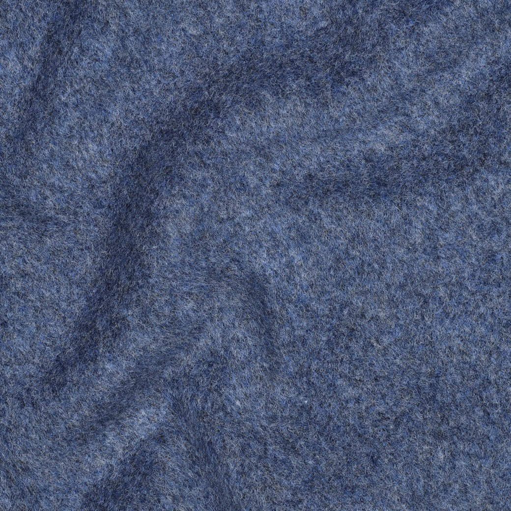 Pure Organic Cotton Fleece in Denim Melange