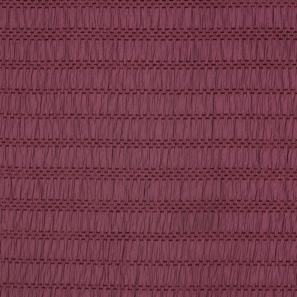 Chenille Jacquard Fabric in Burgundy