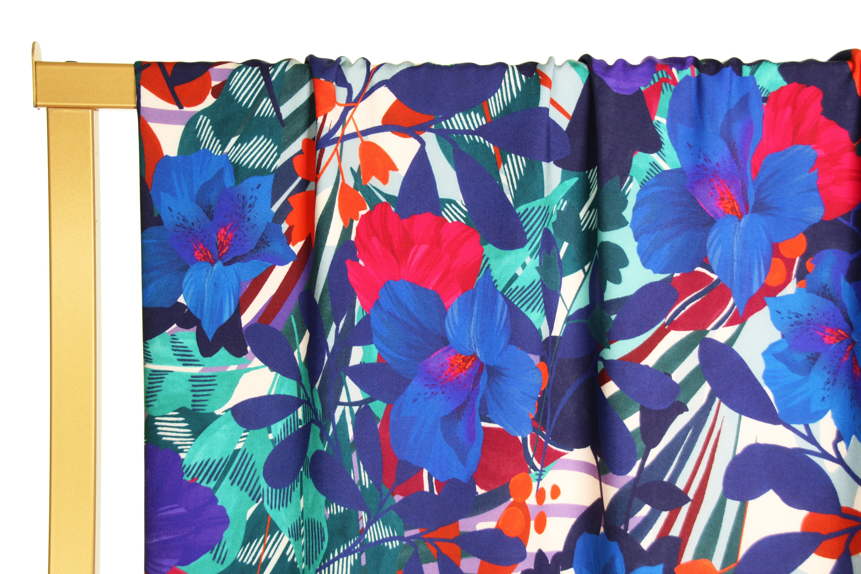 Atelier Jupe - Blue Flower Viscose Fabric