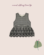 Sewing Kit - Taimi Top in Embroidered Fabric
