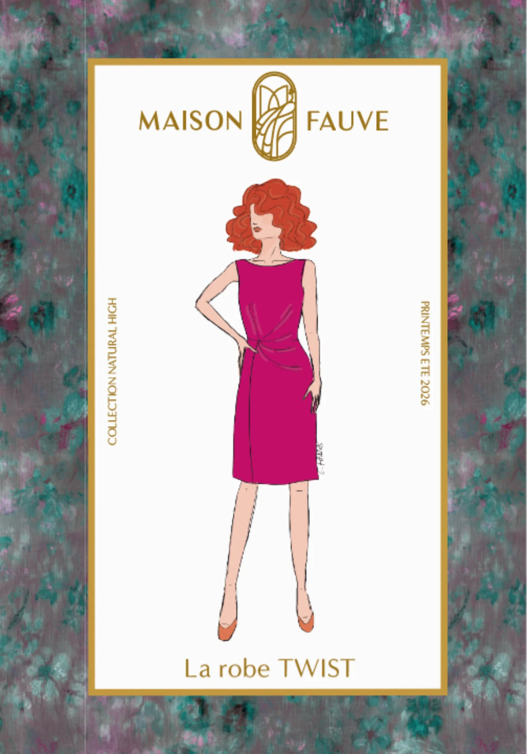 Maison Fauve - The TWIST Dress Paper Sewing Pattern – Lamazi Fabrics