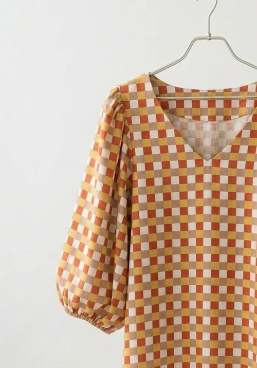 Mind The MAKER - Sunny Side Check Viscose Twill with LENZING™ ECOVERO™ fibres