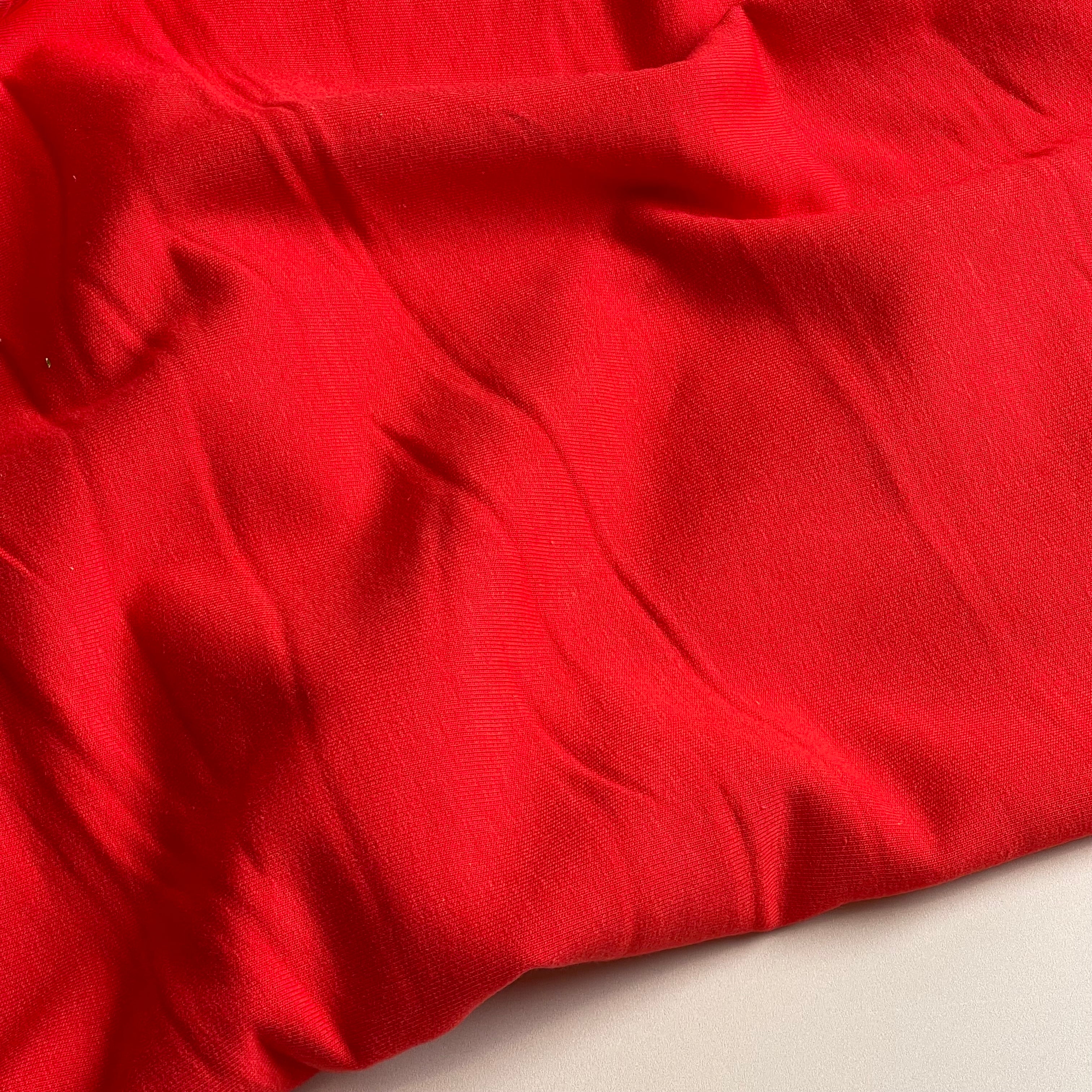 Brushed Sweat-shirting in Red