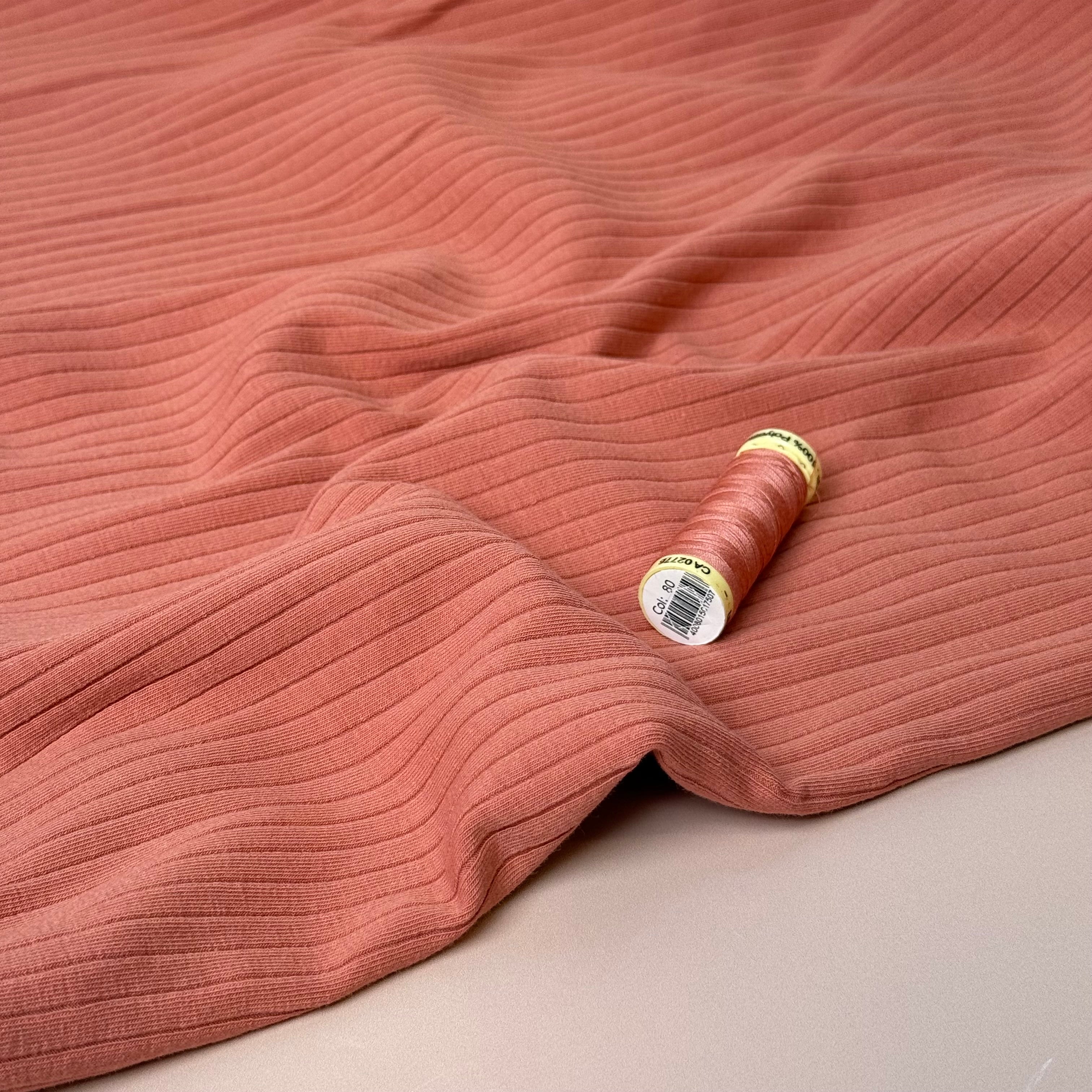 Canyon Clay Cotton Ribbed Jersey