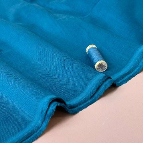 21 Wale Cotton Needlecord in Turquoise