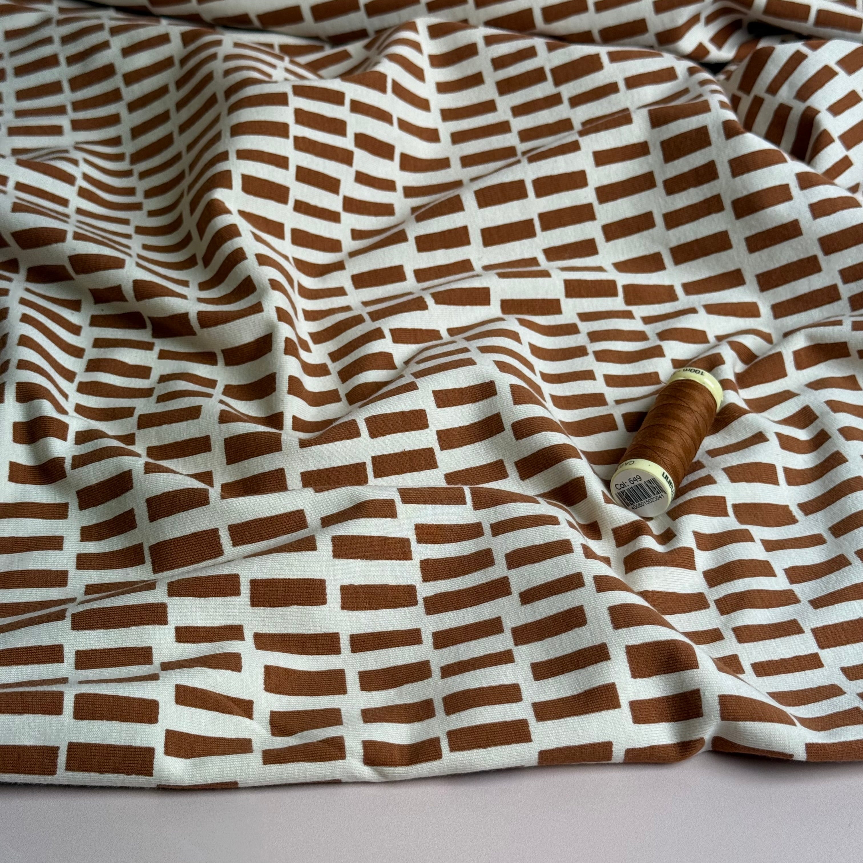Caramel Marks Natural GOTS Organic Cotton Jersey
