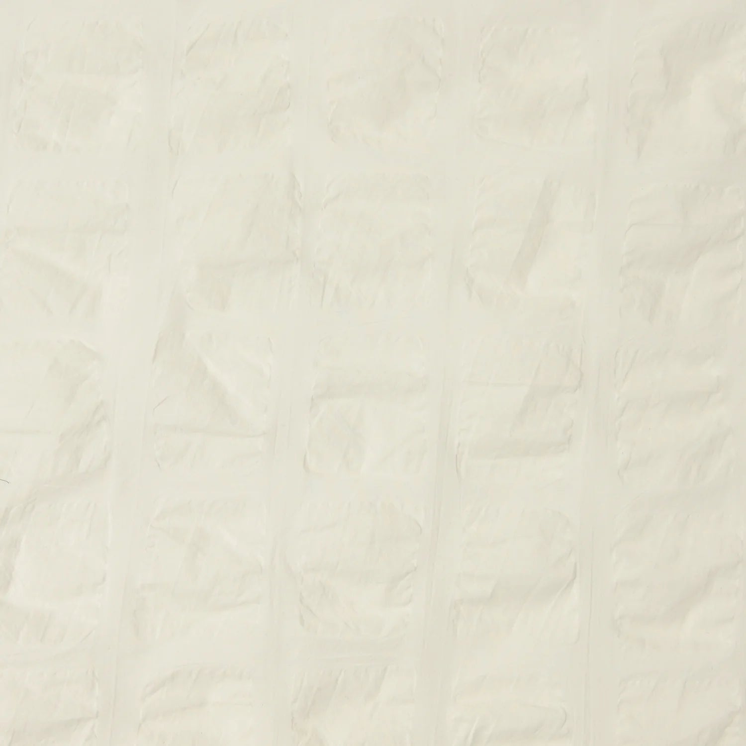 PRE-ORDER (arriving by mid October) - Kokka - Textured Big Squares Ripple Cotton Lawn in White