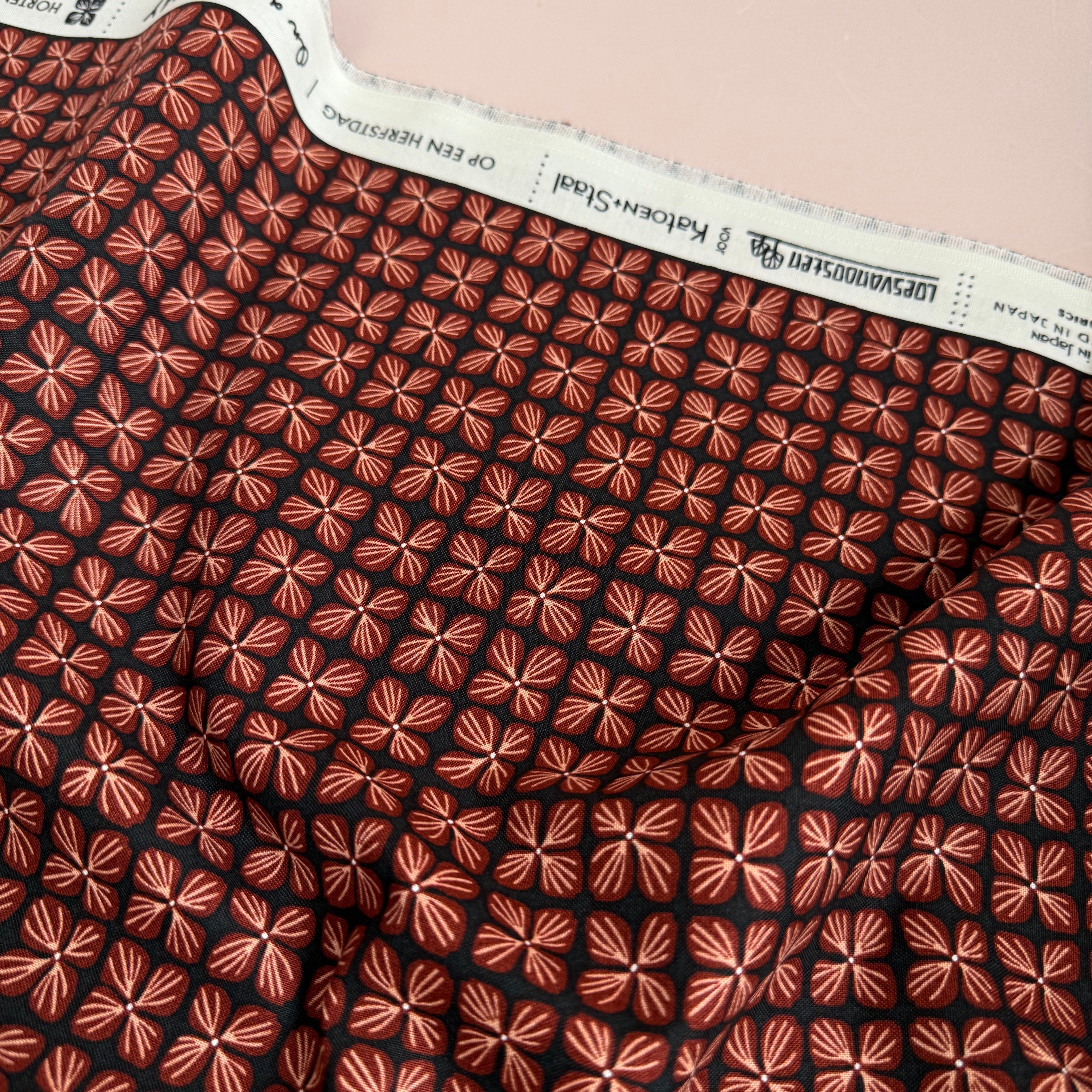 Cotton and Steel - Hortensia After Midnight Japanese Cotton