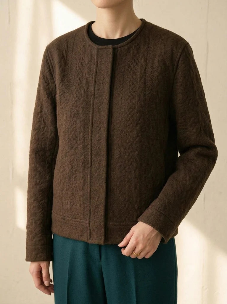 Mind The MAKER - Reeta Organic Cotton Quilt in Umber
