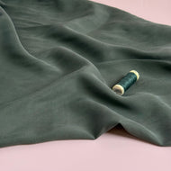 Lush in Dark Green TENCEL™ Lyocell Sandwashed Twill