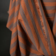 Merchant & Mills - Double Chocolate Organic Cotton Linen Stripe