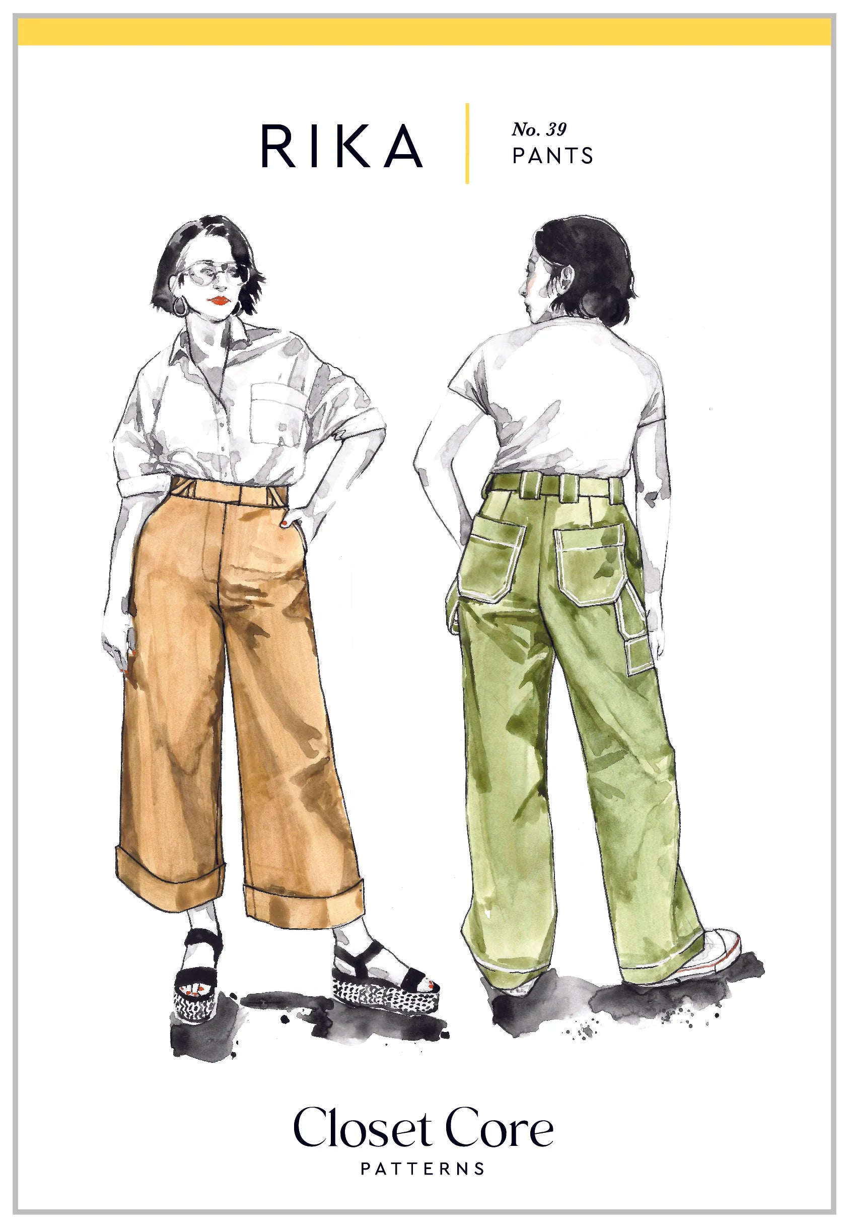 Closet Core - Rika Trousers Sewing Pattern