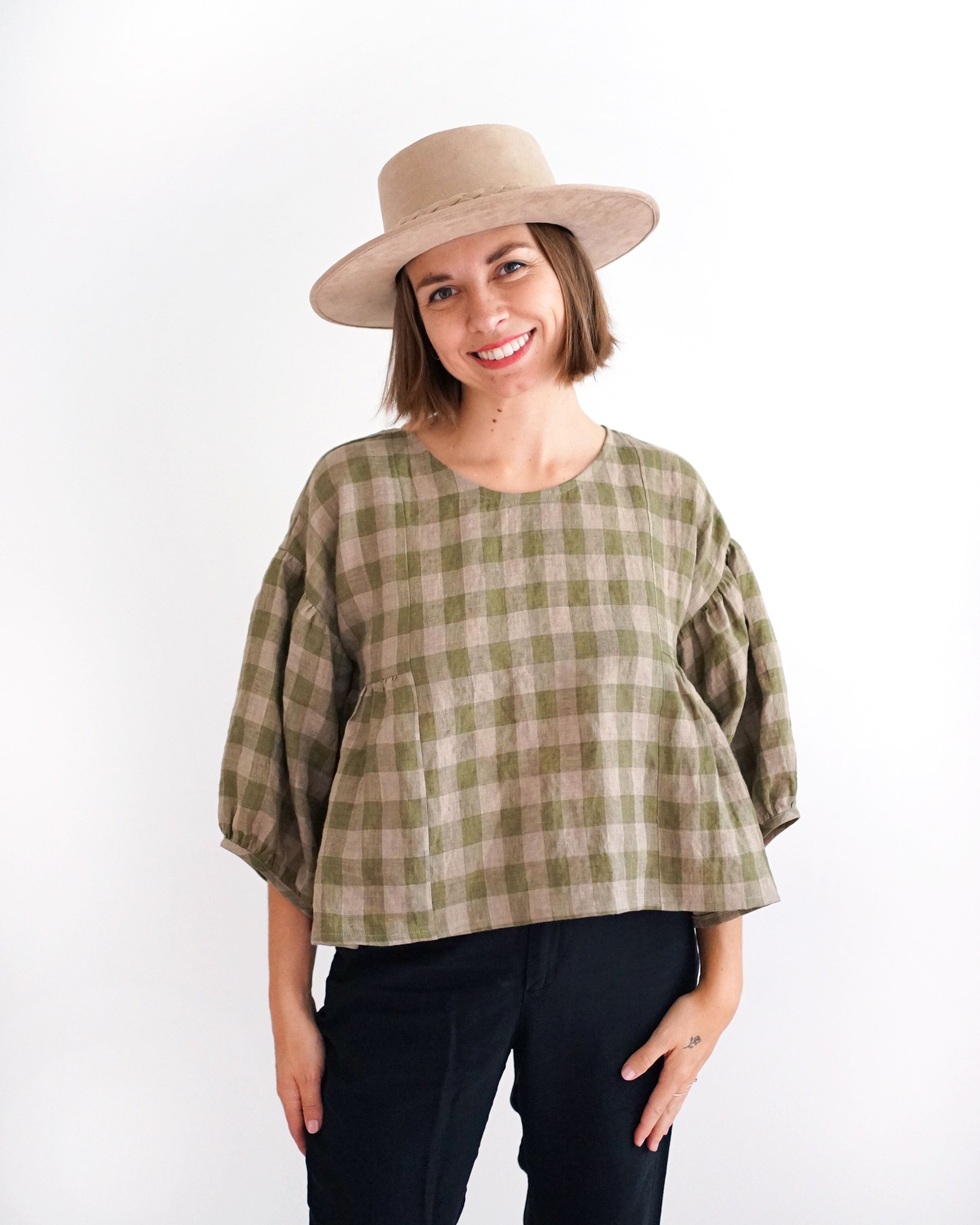 Matchy Matchy Sewing Club - Collage Gather Top Sewing Pattern