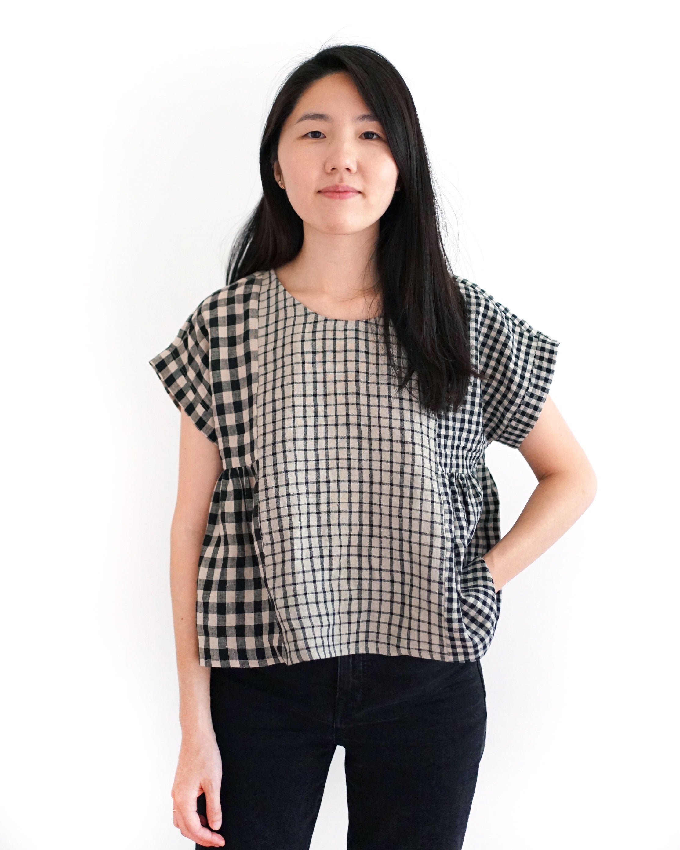 Matchy Matchy Sewing Club - Collage Gather Top Sewing Pattern