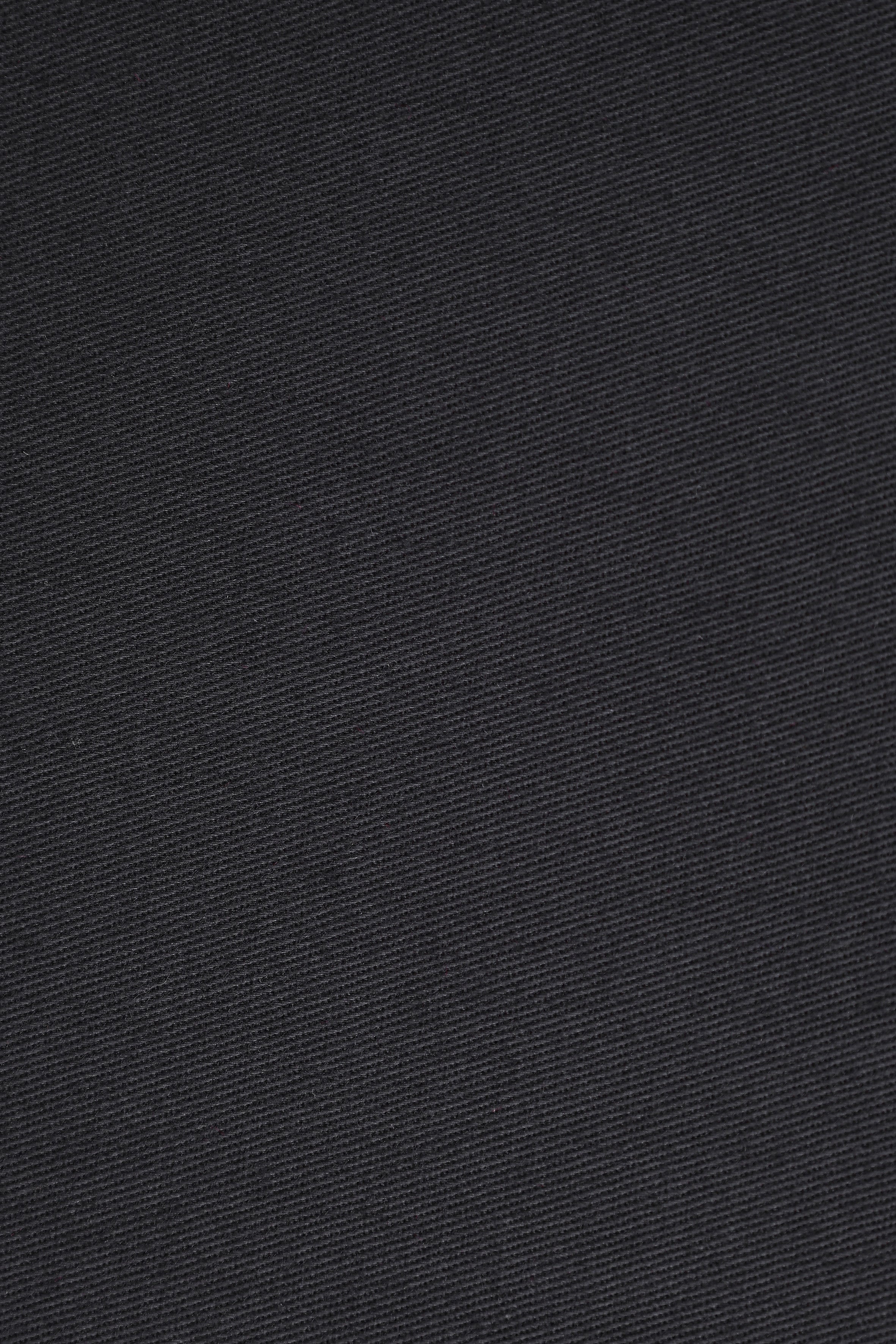 Atelier Brunette - Stretch Cotton Gabardine Chino Fabric in Deep Charcoal