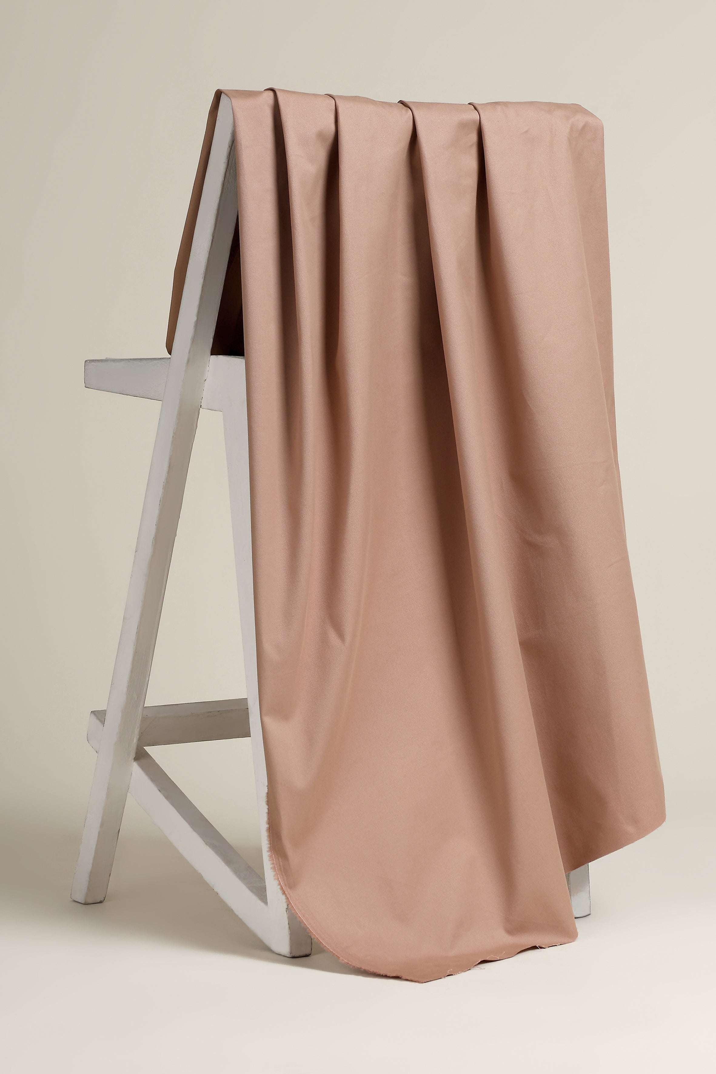 Atelier Brunette - Stretch Cotton Gabardine Chino Fabric in Dusty Rose (Skin Tone)