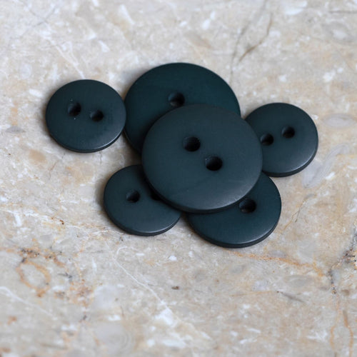 Atelier Brunette - Classic Matte Buttons - Forest 15mm