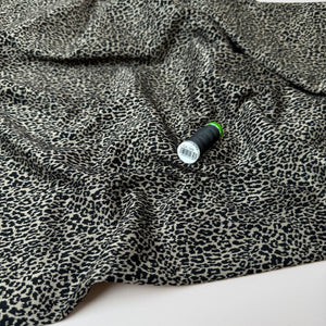 Leopard Sand Yarn Dyed Jacquard Knit