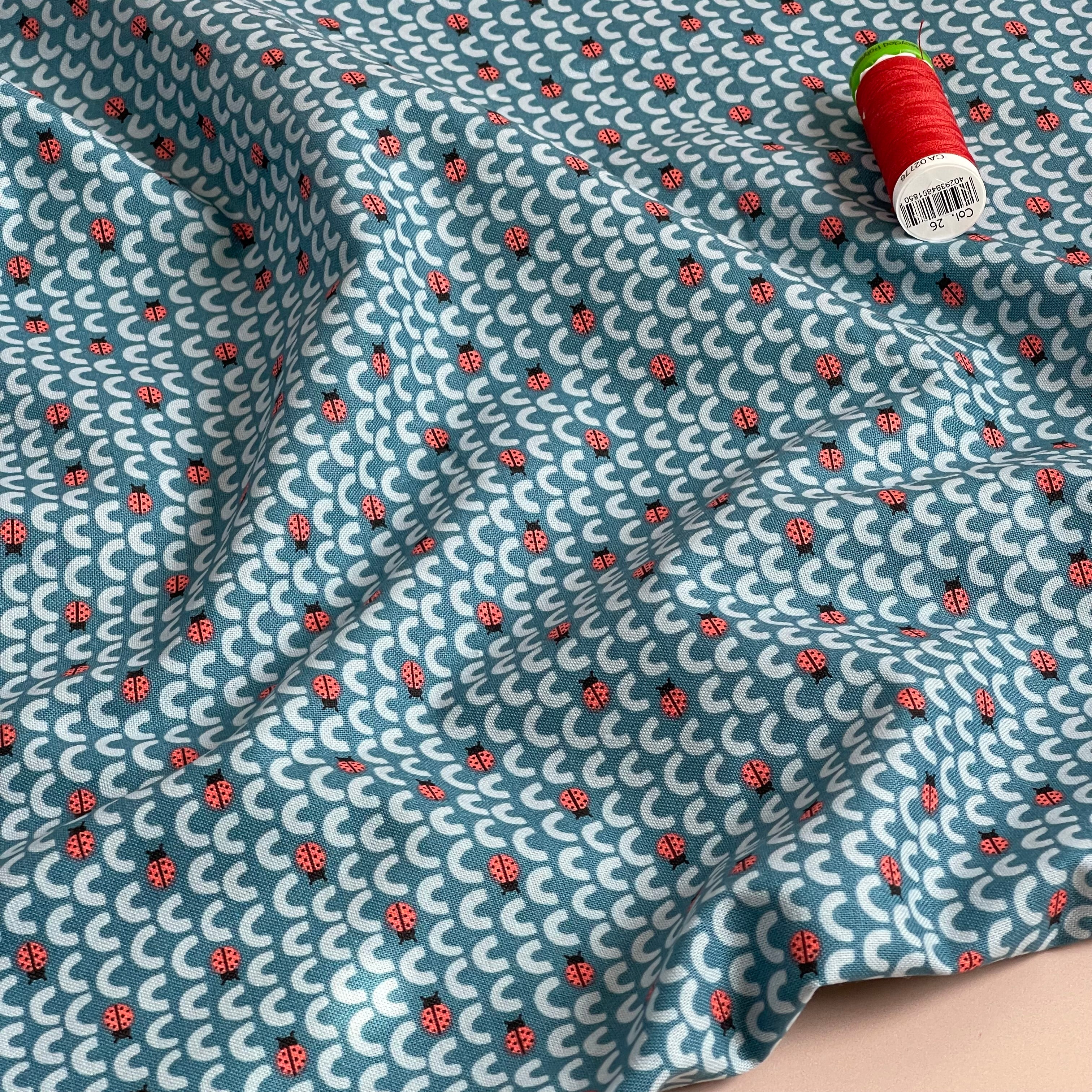 Cotton and Steel - Ladybug Lane Cotton Fabric