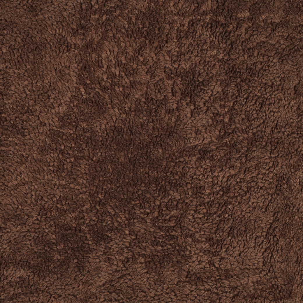 Cotton Teddy Fabric in Brown