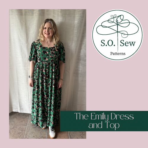 The Emily Dress and Top - PDF Sewing Pattern