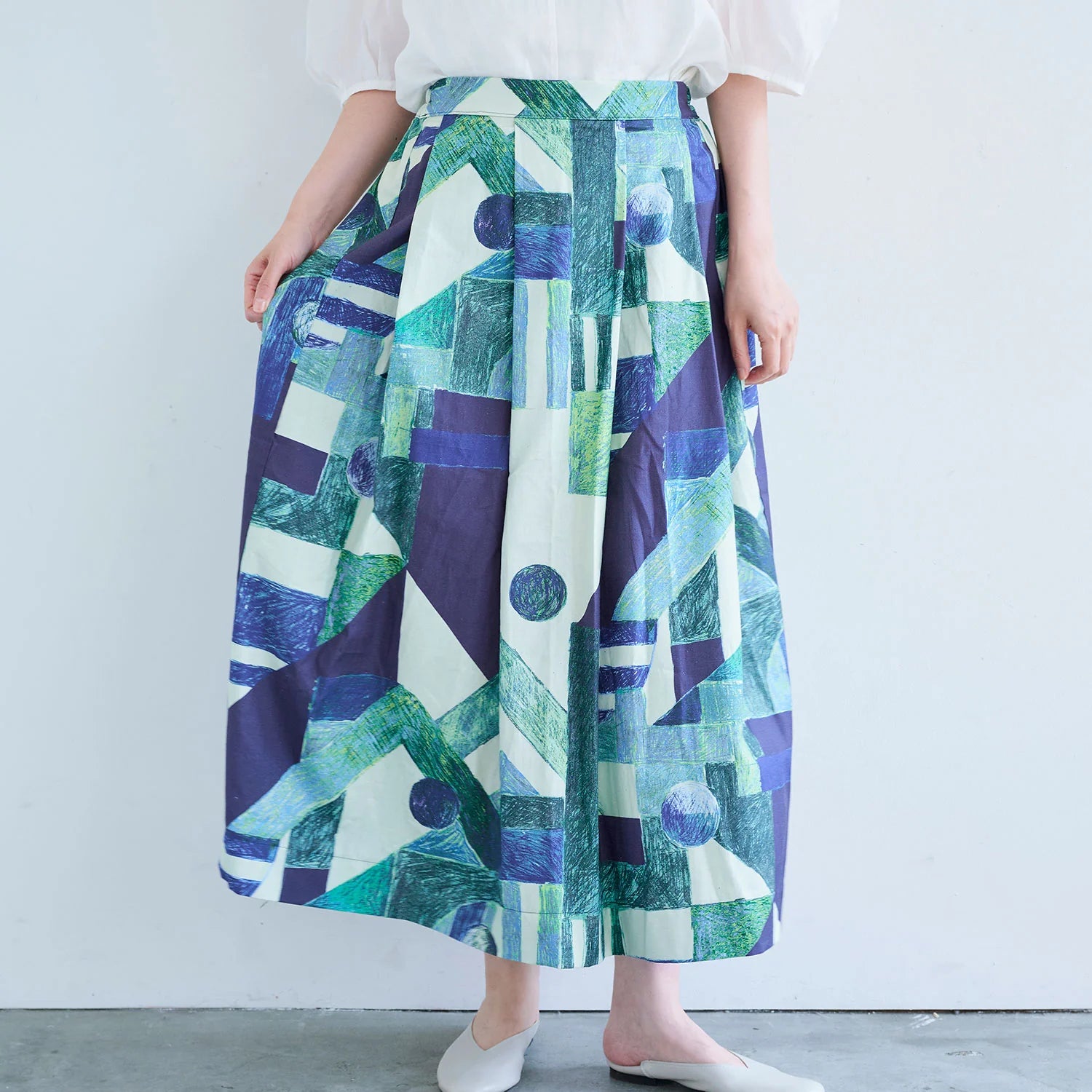 Keshiki - Asanoyama Cotton Viyella in Blue & Yellow