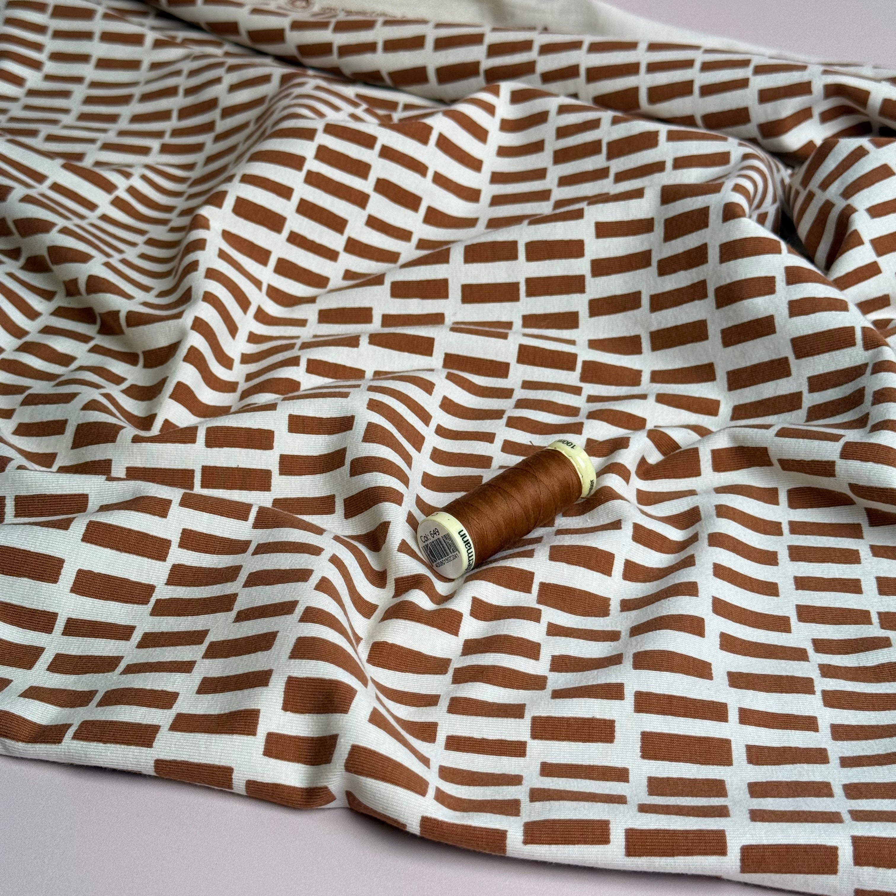 Caramel Marks Natural GOTS Organic Cotton Jersey