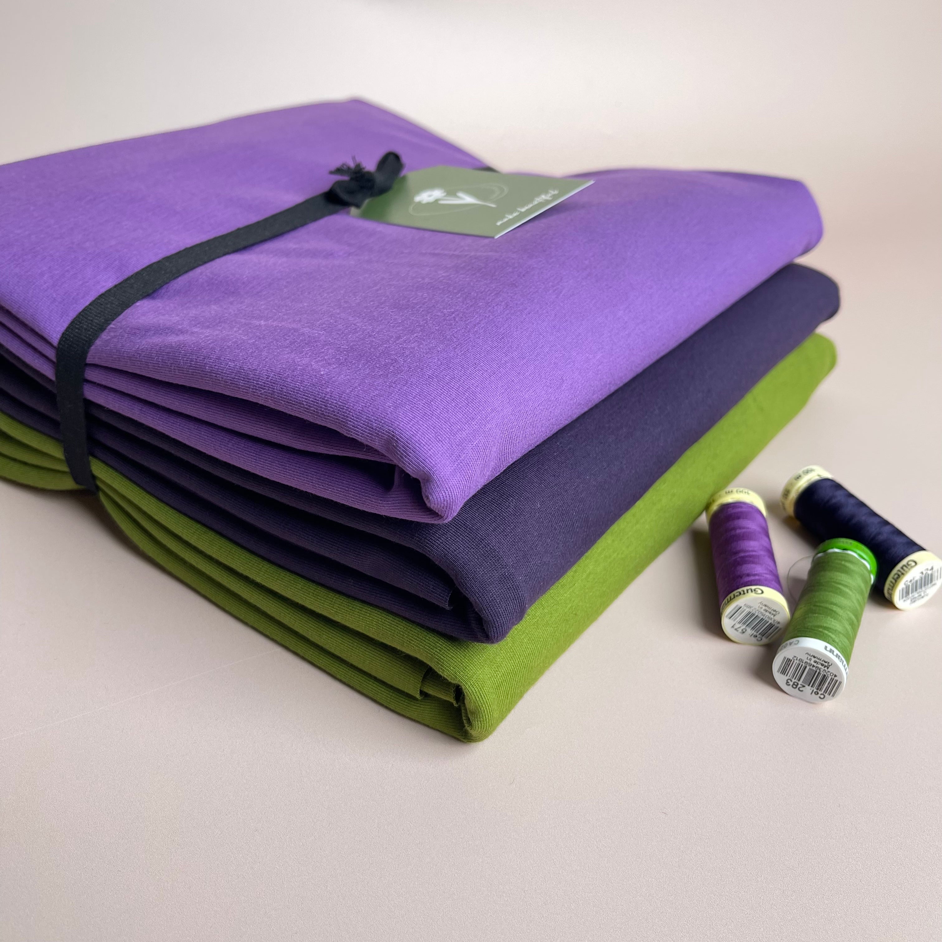 Colour Bundles - Succulents Essential Chic Cotton Jersey Fabrics