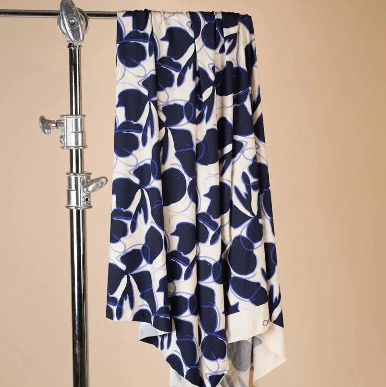 Mind The MAKER - Asha Indigo Night ECOVERO™ Saja Viscose Jersey