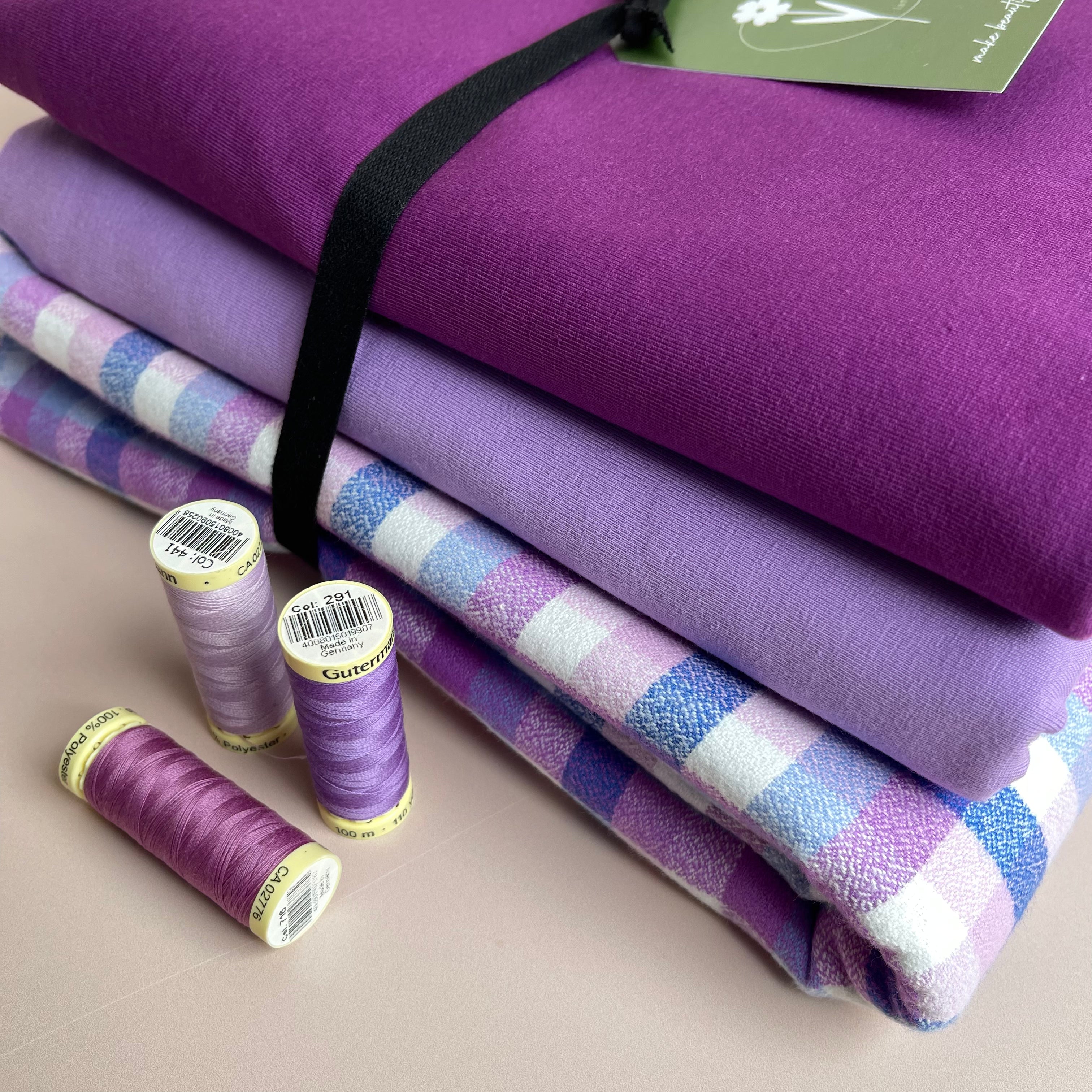 Limited Edition - Luxury Pyjama Kit with Lilac Mammoth Flannel