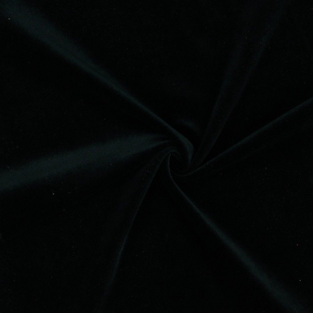 Black Velour / Velvet Fabric