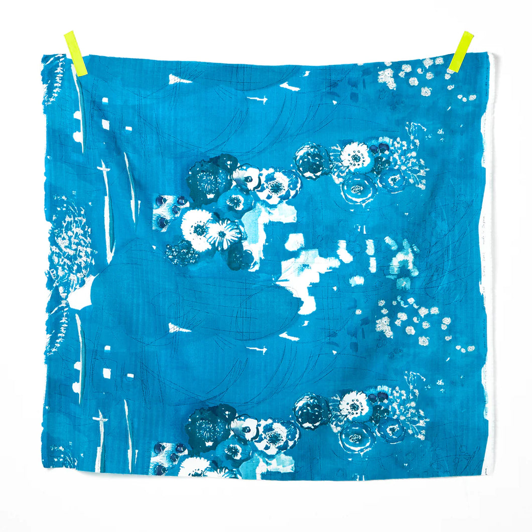 Nani IRO - Komorebi Blue Organic Double Gauze Fabric