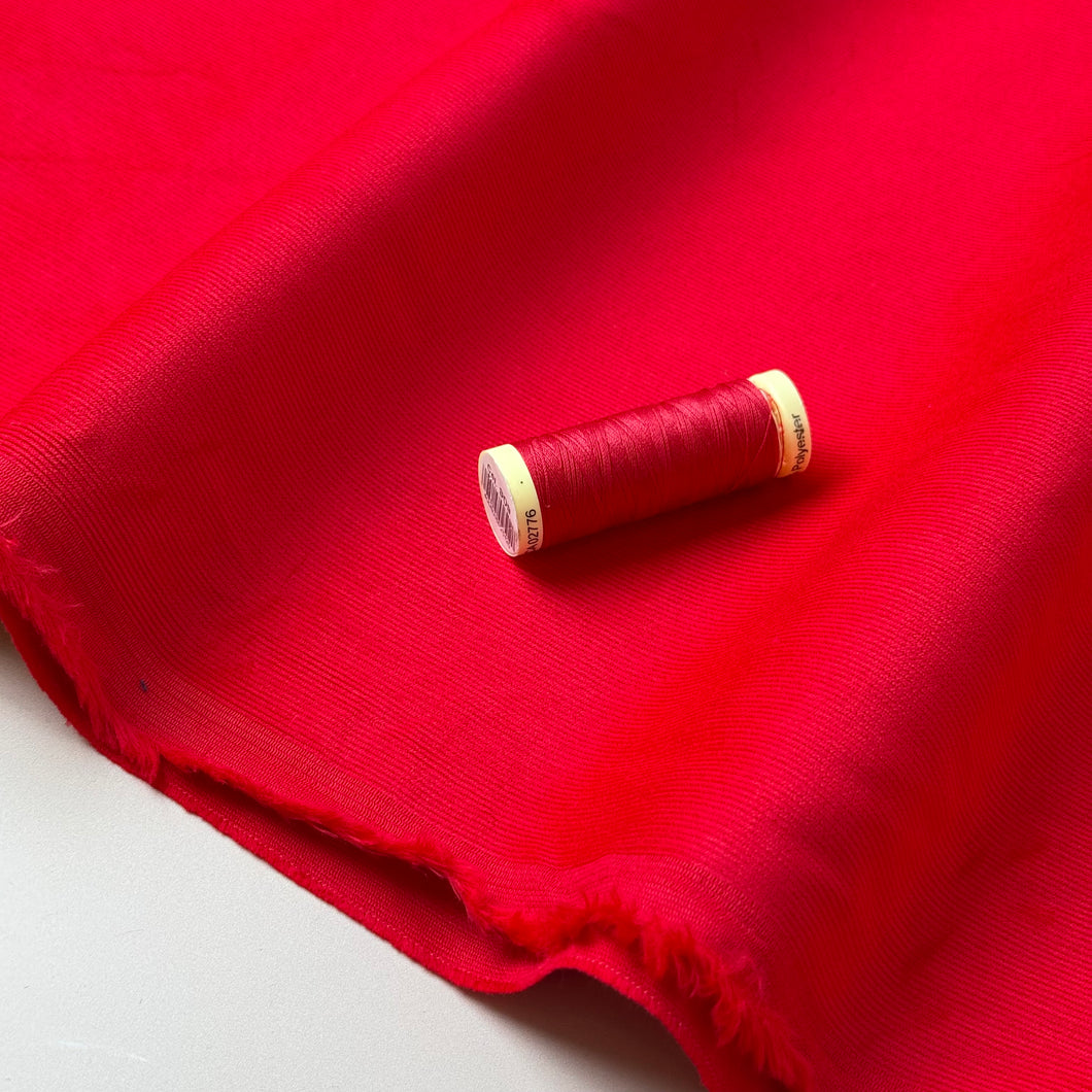 21 Wale Cotton Needlecord in Red
