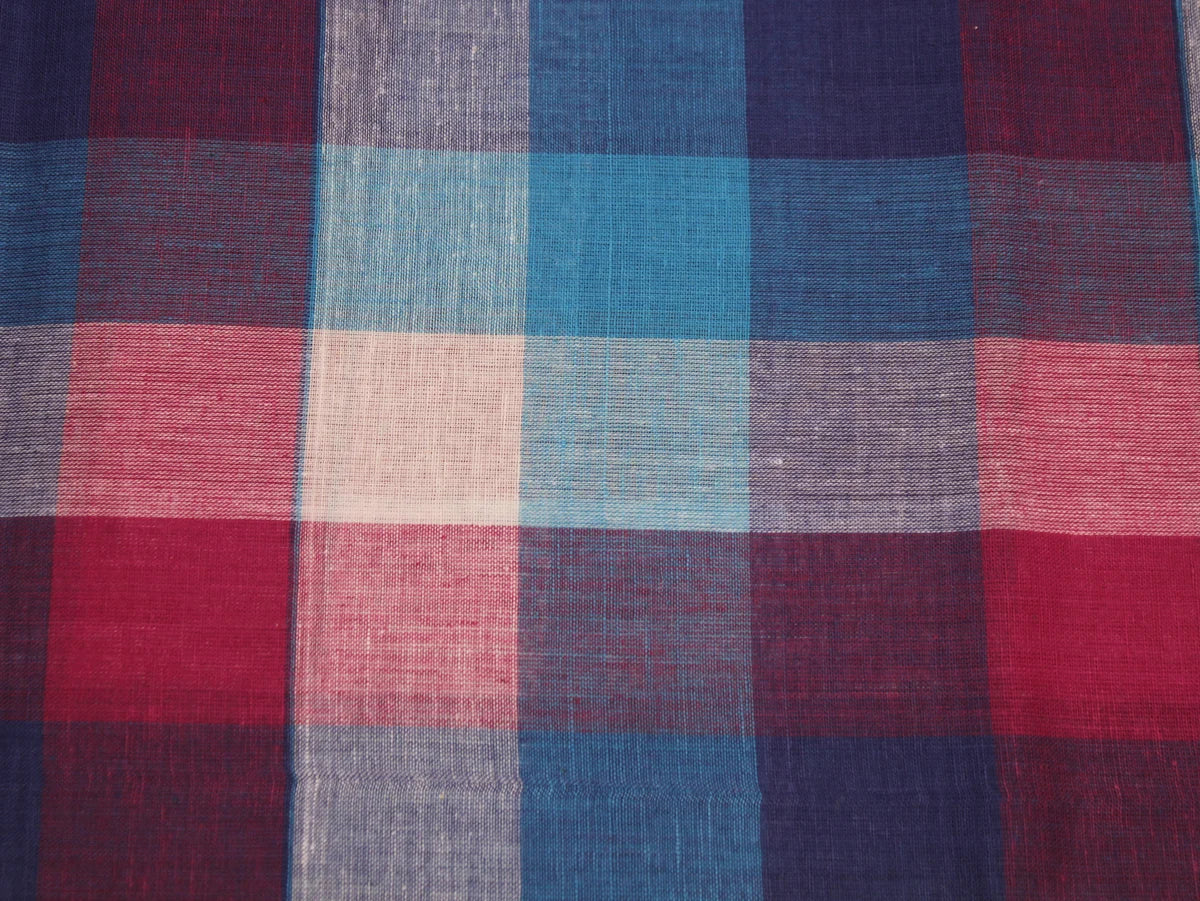 Marine Pure Cotton Handloom Madras Check