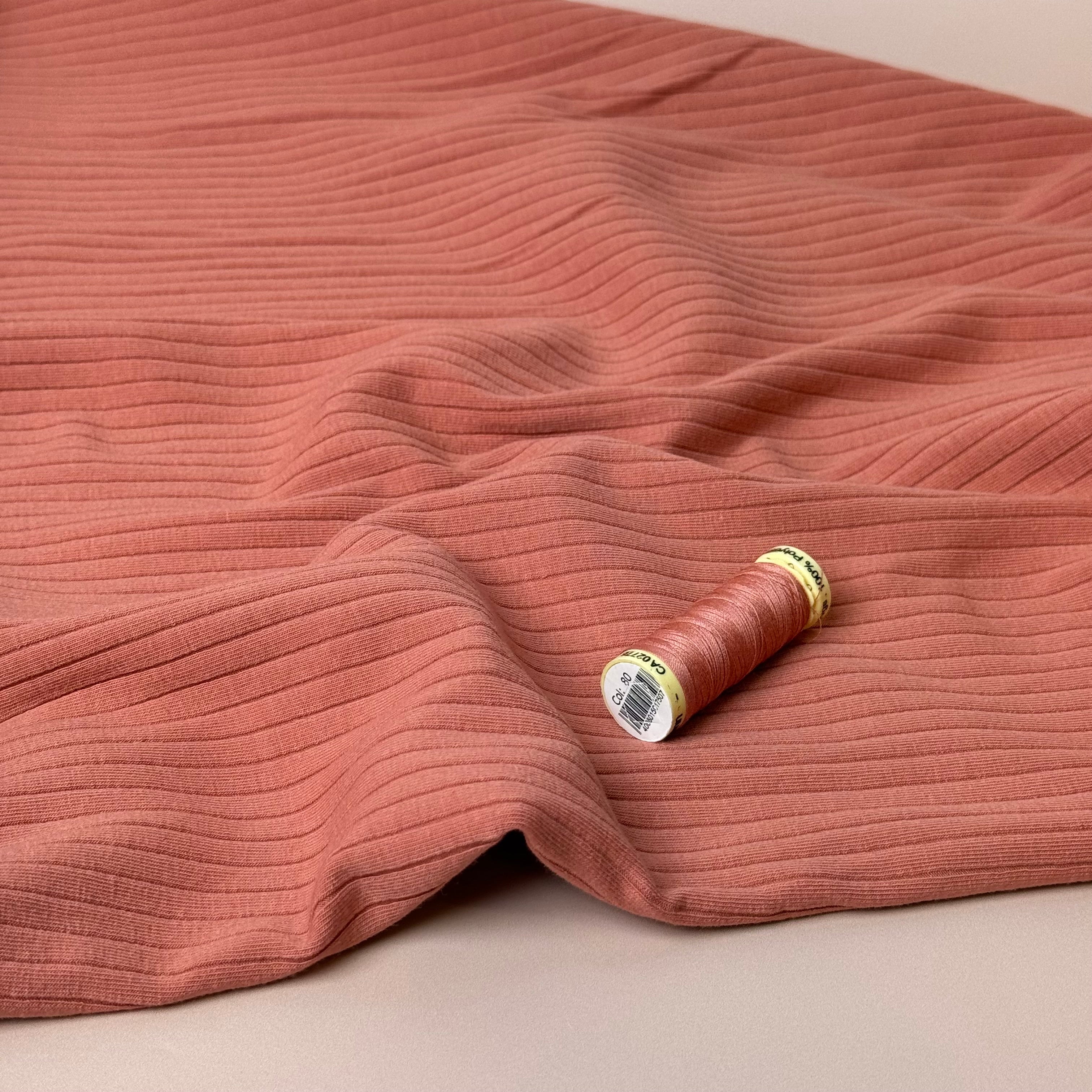 Canyon Clay Cotton Ribbed Jersey