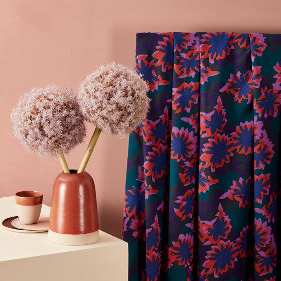 Atelier Brunette - Waterlily Night EcoVero™️ Viscose Fabric