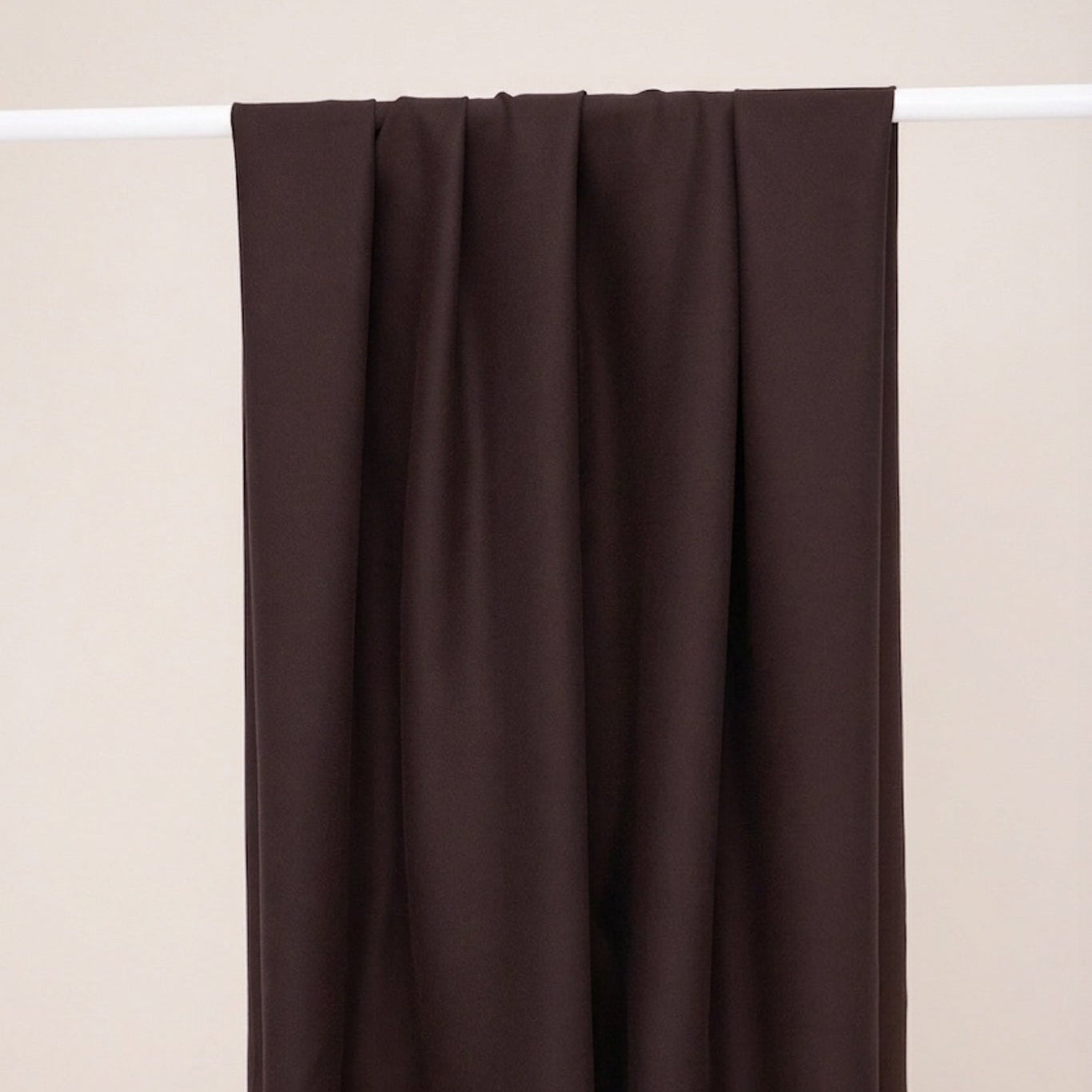 Mind The MAKER - Plain Umber ECOVERO™ Viscose Leia Crepe Fabric