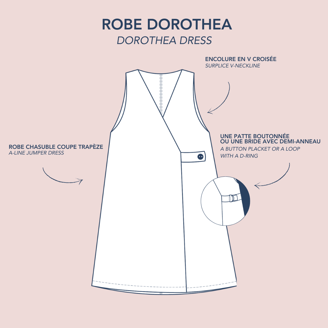 Lise Tailor - Dorothea Dress Sewing Pattern