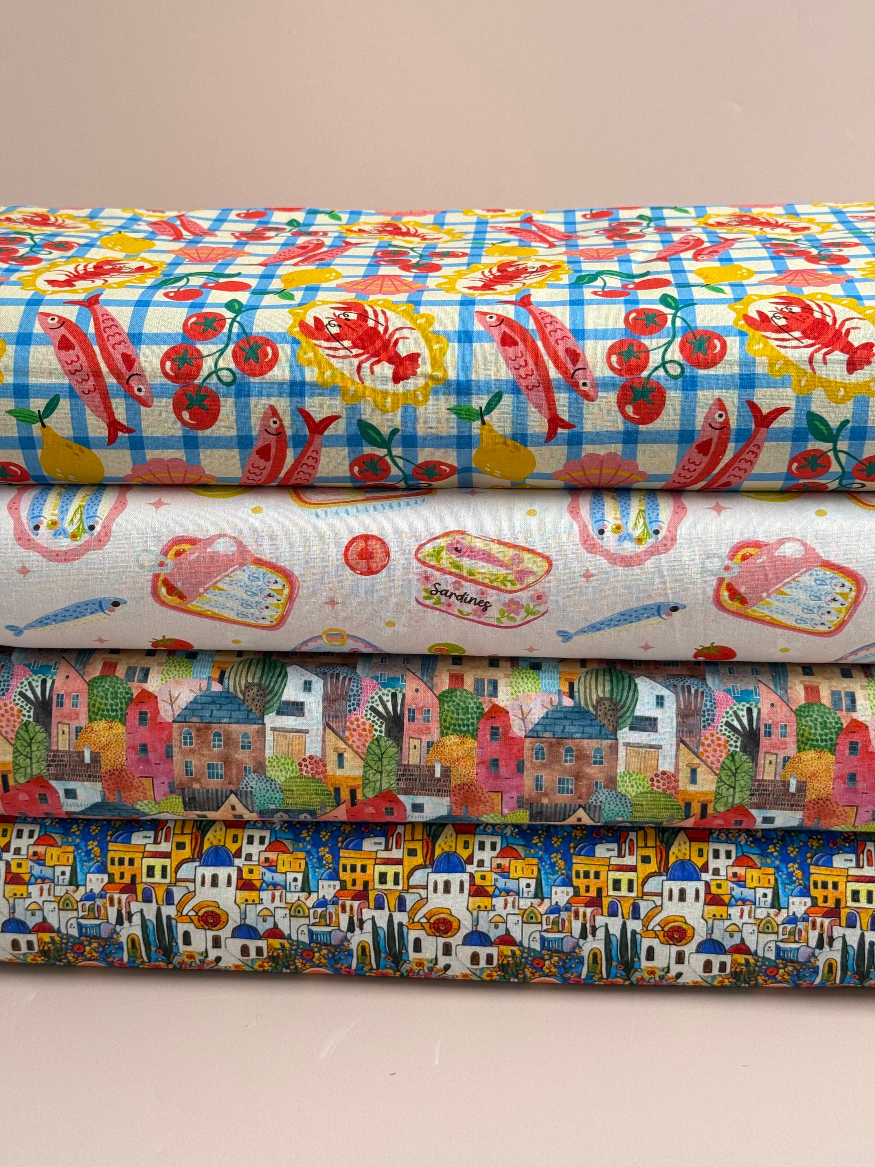 Summer Picnic Soft Cotton Fabric