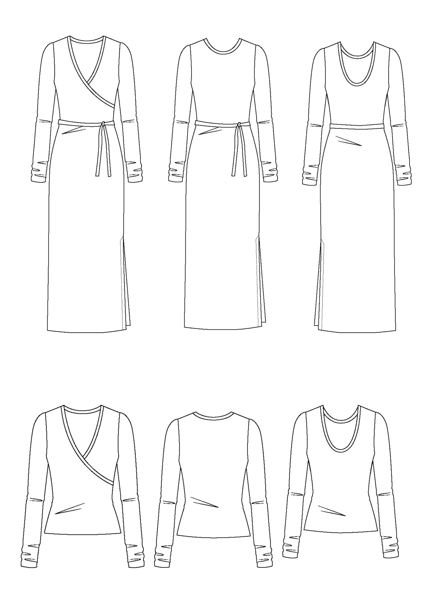 Maison Fauve - Ludmilla Dress and Top Sewing Pattern