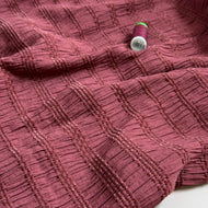 Chenille Jacquard Fabric in Russett