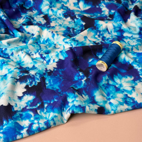 Danish Design -  Royal Blue Haze ECOVERVO™ Viscose Jersey