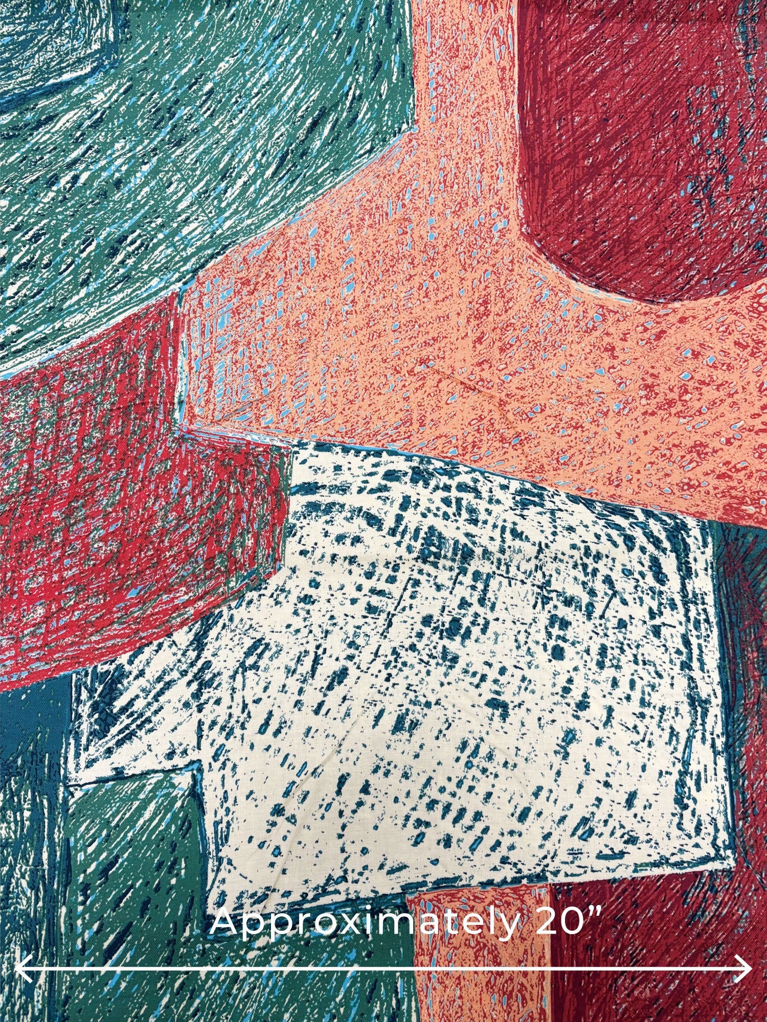 Keshiki - Station City Cotton Viyella Red & Green